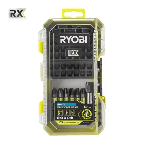 Begränsat antal Ryobi RARXSD59 Bitssats